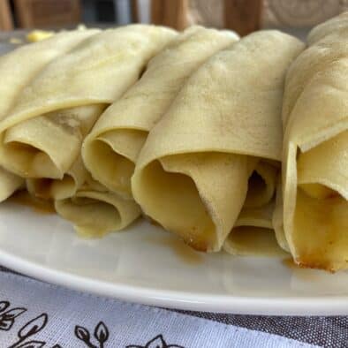 Delicious coconut pancakes