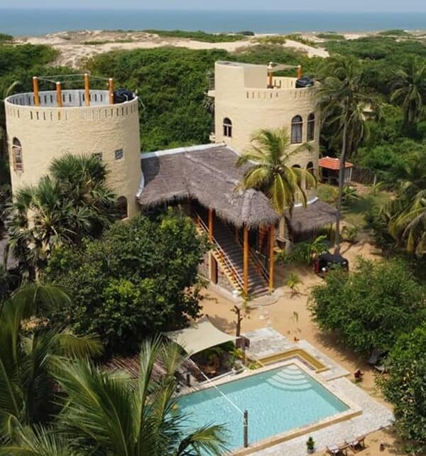 Dune Towers resort with pool, Kalpitiya, Sri Lanka